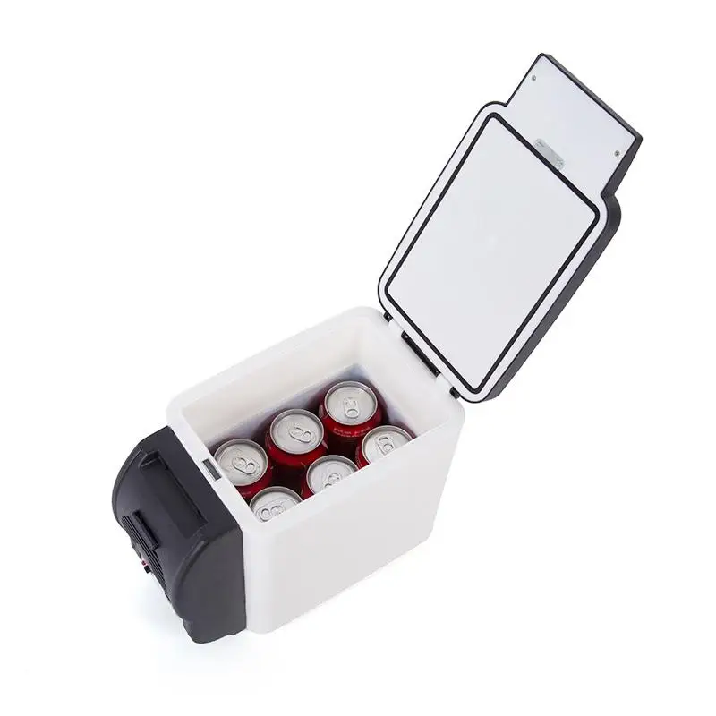 

6L Mini Car Refrigerator Dual Use Beverage Cooler Warmer ABS Portable Outdoor Travel Freezer Universal Refrigerator