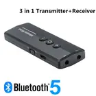 3 в 1 Bluetooth 5,0 передатчик приемник стерео аудио 3,5 мм Aux разъем беспроводной адаптер для ТВ автомобильный комплект r30