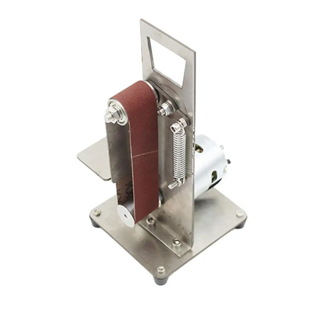 Мини маленькая мини ленточная машина Diy полировальная портативная 775 голой