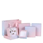 Розовый синий градиентный цвет перламутровая Подарочная коробка Подарочная сумка часы ювелирные коробки для ожерелий Свадебная вечеринка Сувениры Декор домашний ящик для хранения
