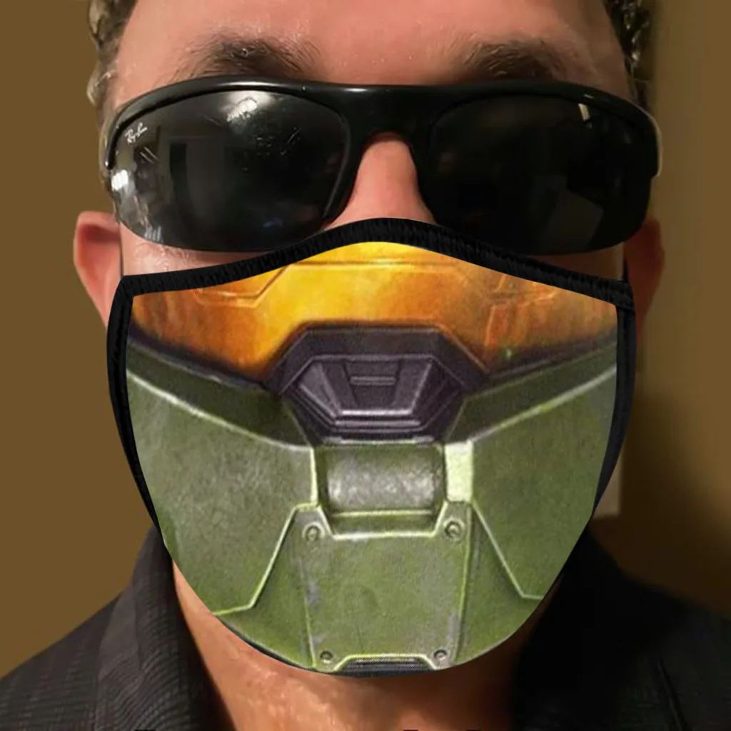 

Fashion Reusable Funny Print Mask Health Cycling Protect-dust Cotton Mouth Face Mask Respirator Women Men Multiple Protection