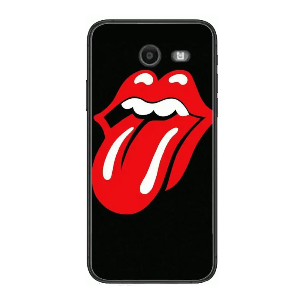 

Rollings Stone Style Phone Case Hull For Samsung Galaxy J 4 3 5 6 7 8 EU 2018 Plus 2017 Black Shell Art Cell Cover TPU