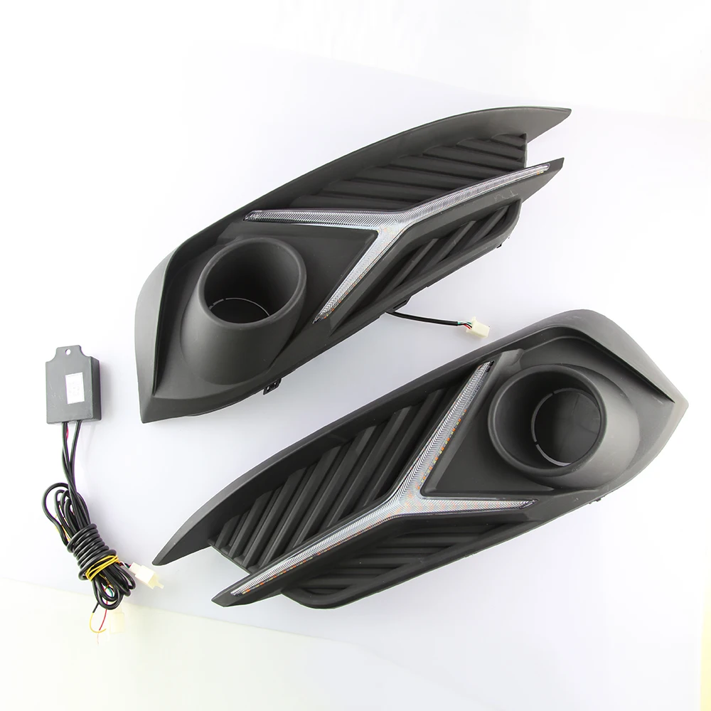 

Osmrk led driving light brake light turn signal rear bumper lights assembly for honda civic 2019