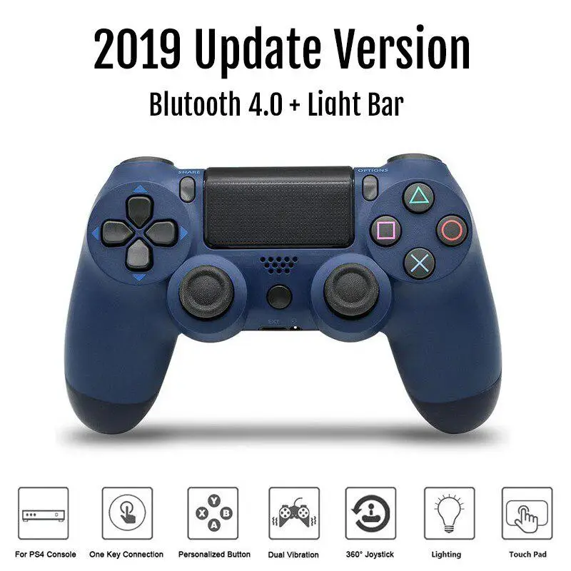 Беспроводной контроллер Bluetooth 4,0 DoubleShock джойстик геймпады для Playstation PS 4 геймпад версия 2 для ПК телефон видеоигры