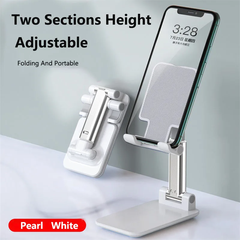 universal desktop stand mobile phone holder for iphone tablet adjustable foldable extend table cell lazy makeup bracket folding free global shipping