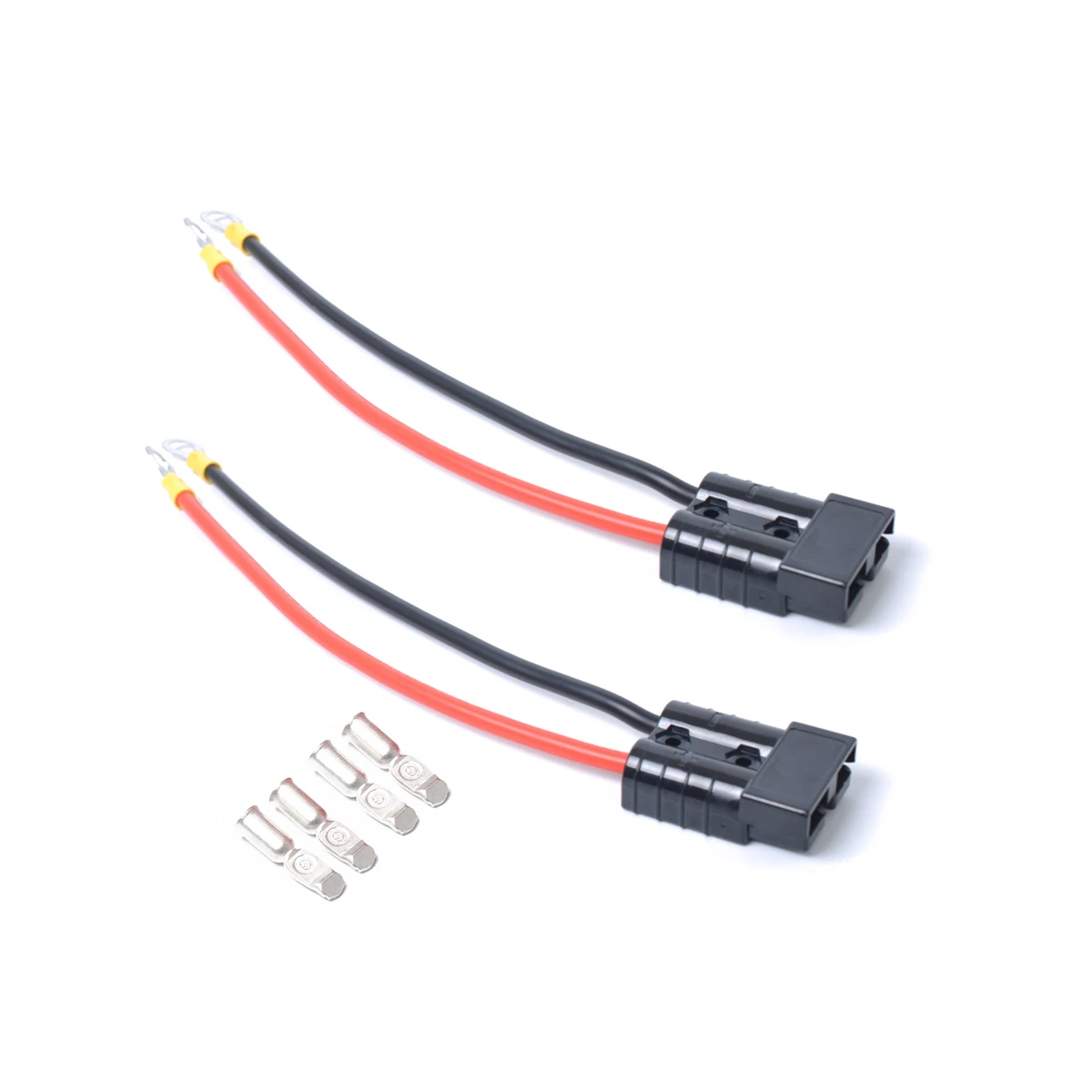 

Автомобильные аксессуары, 2 аккумулятора, соединитель Quik с 9,8 дюйма, 5 мм, удлинительные шнуры 50A, двойная батарея, автофургон, трейлер, солнеч...