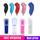 2 в 1 для Nintendo Wii беспроводные пульты дистанционного управления для игровой консоли Nunchuck геймпад джойстик не Встроенный Motion Plus