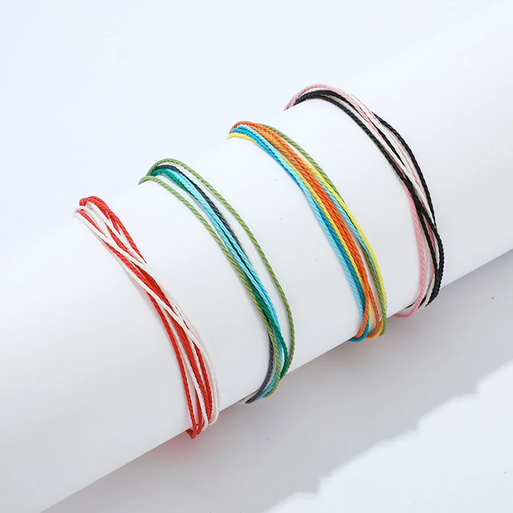 Женские браслеты pulseras mujer moda 2020 erkek 4 шт. водонепроницаемые на шнурках Dreaming Outloud Pack