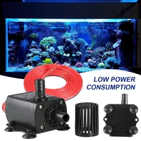 ultra quiet mini brushless dcusb water pump 12v 280lh lift 300cm submersible fountain aquarium circulating