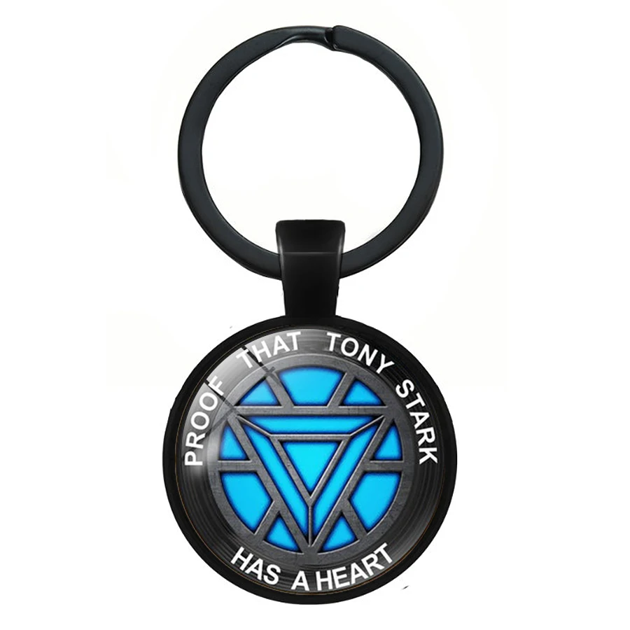 Mavel Железный человек дуговой реактор KeychainTony Stark 15 видов стилей брелоки Мстители
