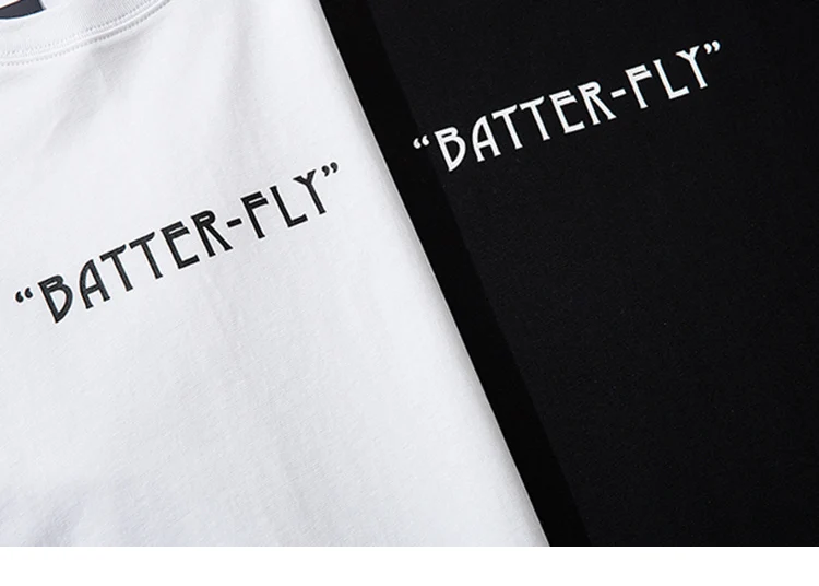 

Disney Hip Hop Oversize T Shirt Men 2020 Streetwear Harajuku Color Butterfly Tshirt Short Sleeve Cotton Loose HipHop T-Shirt