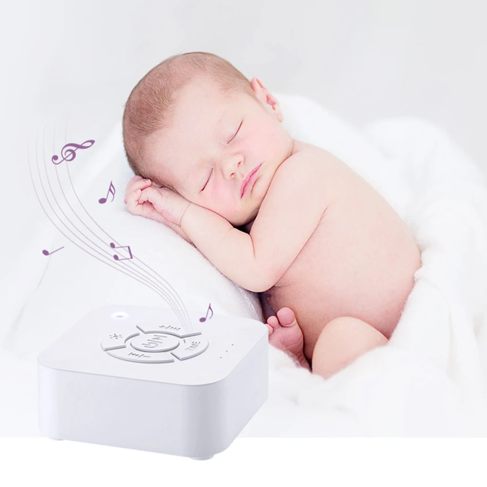 White Noise Machine Baby Care Sleep Meter Travel Save Energy Sleepping Equipment Therapy Sound Timed Shutdown Device