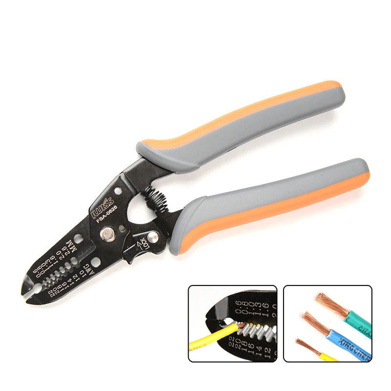 

IWS-2412M/IWS-2820M Crimping Tools for JAM Molex Tyco JST Terminal and Connector Multi-function wire Stripper Cable Cutter plier