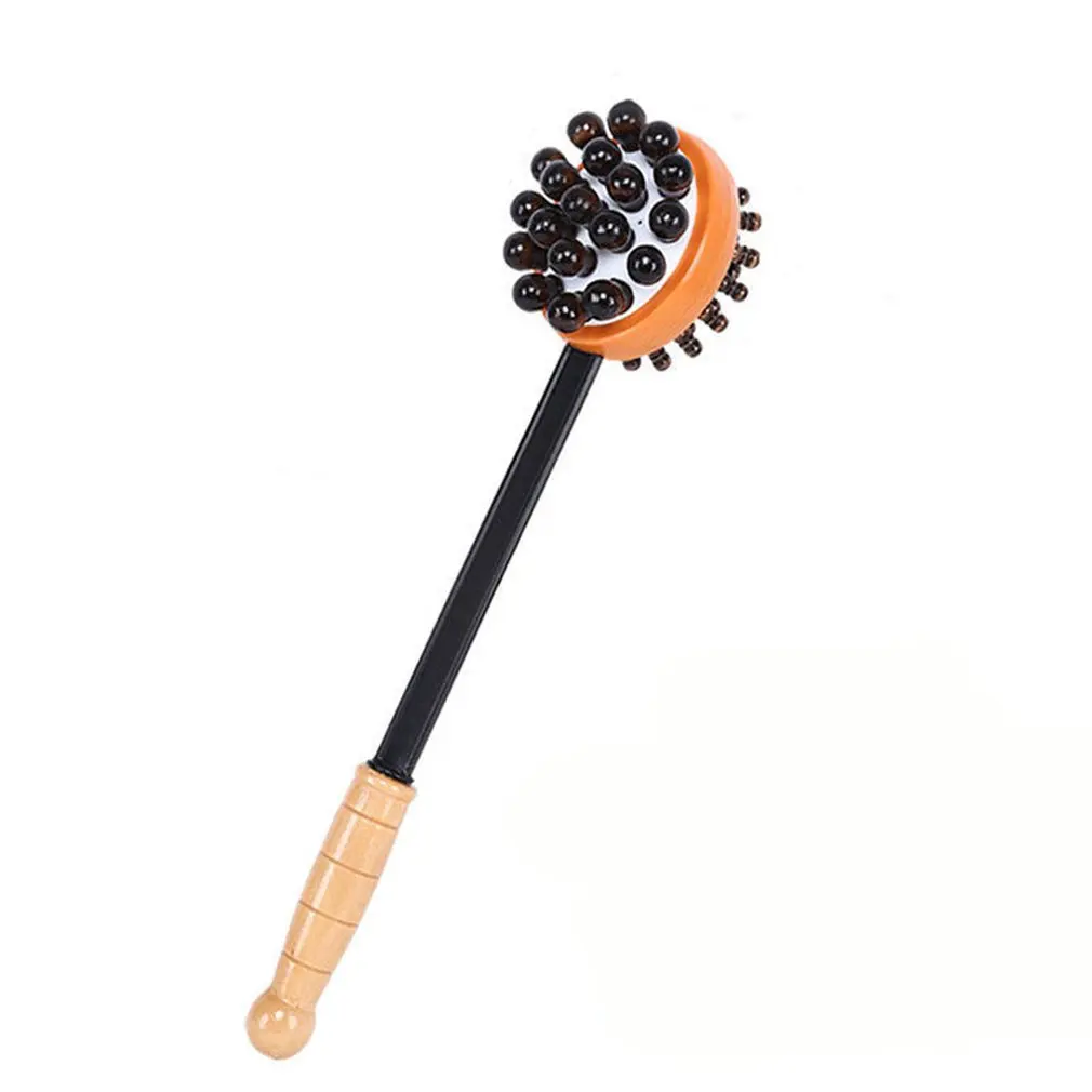 

Back Massager Handheld Wood Body Foot Massager For Head Back Scratcher Massage Hammer Anti-cellulite Massager Relax
