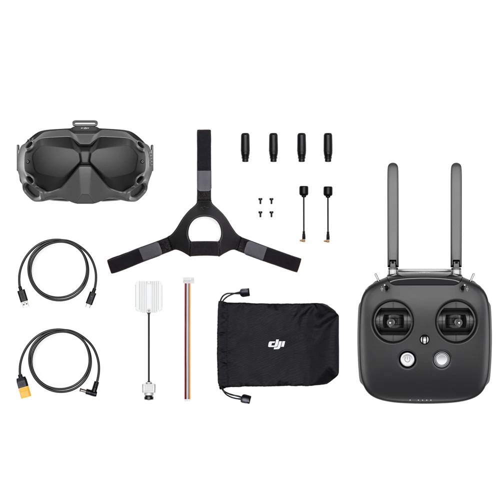 DJI цифровой съемкой от первого лица Системы воздуха вращающегося вала 5,8 ГГц 8CH передатчик HD 1080P Камера 1440X810 FPV очки комбо с дистанционным управлением режим контроллера 2 - Цвет: 1