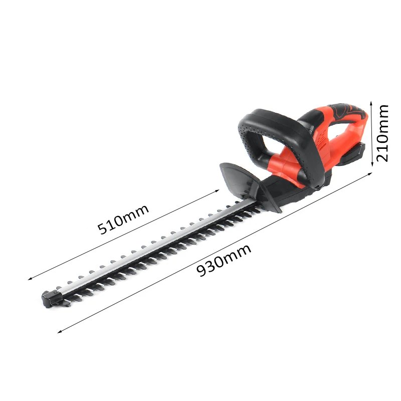 

1400RPM 13000mAh Electric Hedge Trimmer Cordless Bush Shrub Cutter Clipper Garden Tool With 1pc Battery For Makita 18V Battery
