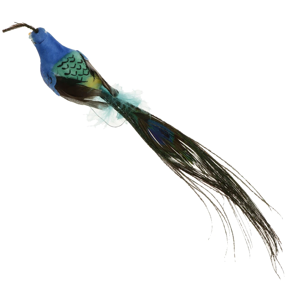 Креативная игрушка подарок птица украшения фигурки Павлин модель Сад