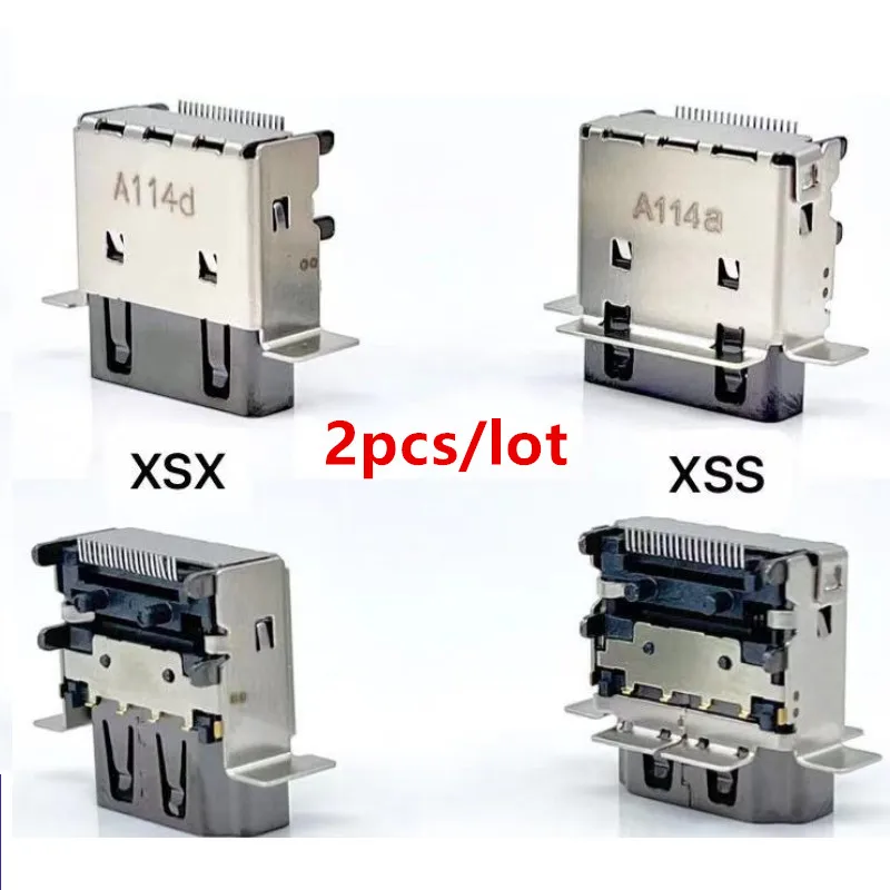 

2 шт. для Xbox серии X SX, совместимому с HDMI Порты и разъёмы розетка Интерфейс для Microsoft XBOX серии S, совместимому с HDMI разъем модуль