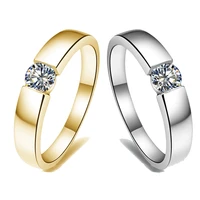 wangaiyao popular zircon micro inlaid ring mens ring plating platinum ring gift