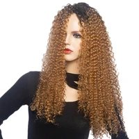 synthetic wigs long curly black brown hair wig for women heat resistant hair cosplay daily wig