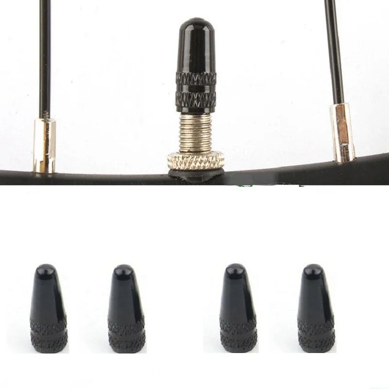 Колпачки для клапанов велосипеда алюминиевые колпачки высокого давления 4 шт.