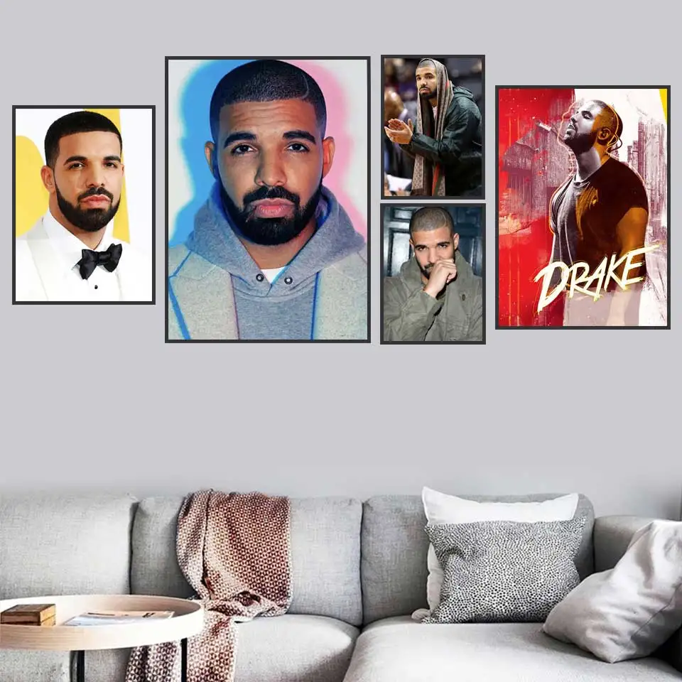 

Постер в стиле хип-хоп, рэп, музыкальный альбом, рэпер, Звездный певец, Художественная Картина на холсте, настенные картины для гостиной, дом...