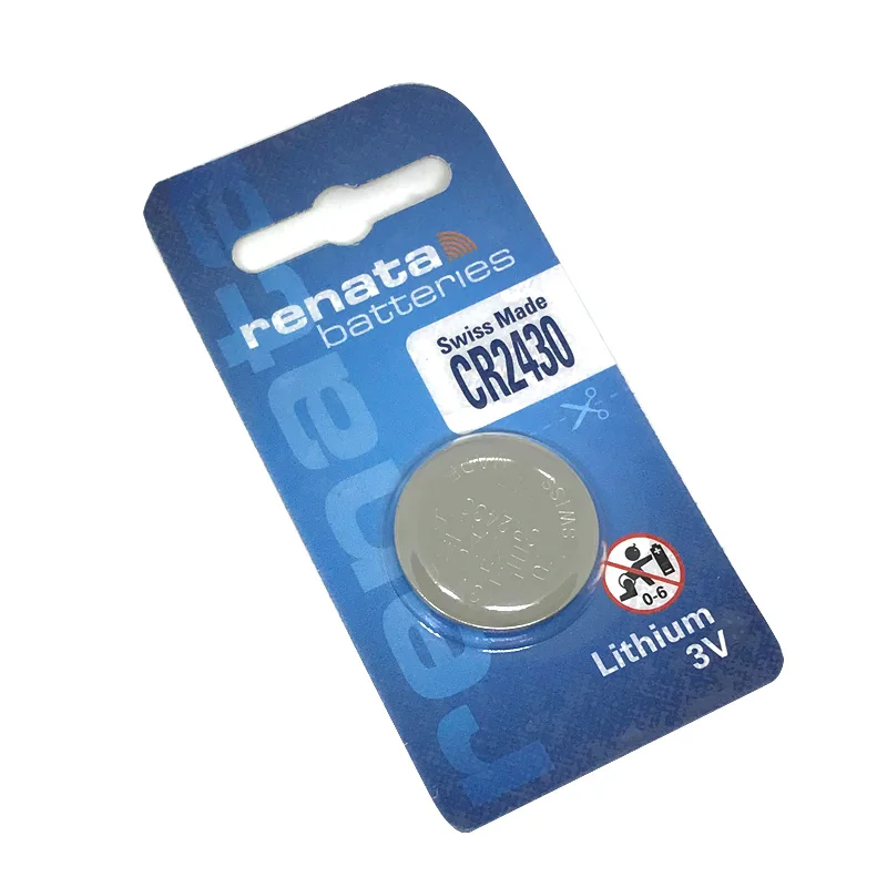 2 шт./лот renata 2430 CR2430 3V 100% оригинальный фирменный новый для автомобильных часов