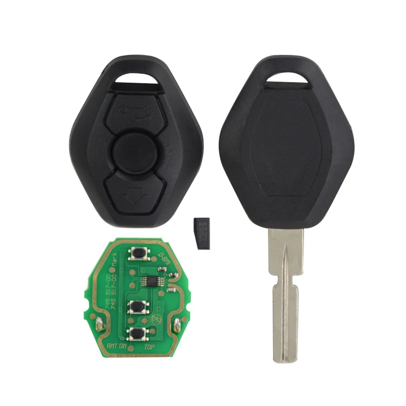OkeyTech EWS Sytem Car Remote Key for BMW E38 E39 E46 X3 X5 Z3 Z4 1/3/5/7 Series 315/433MHz ID44 Chip Keyless Entry Transmitter |