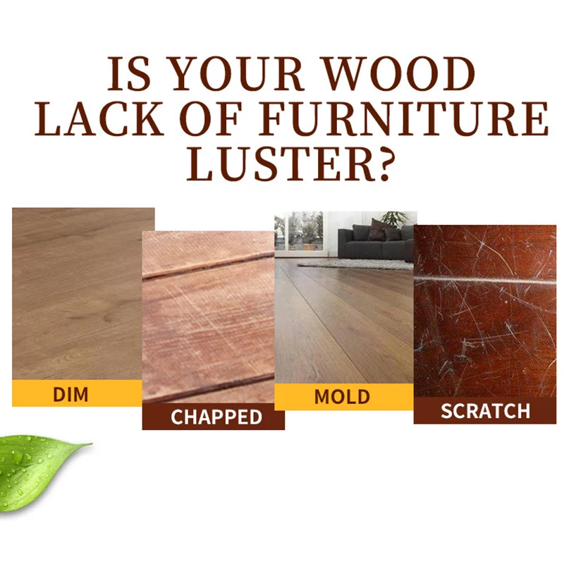 

Wood Seasoning Beewax Multipurpose Natural Wood Wax Traditional Beeswax Polish for Furniture Floor Tables Chairs Cabinet SDFSHIP