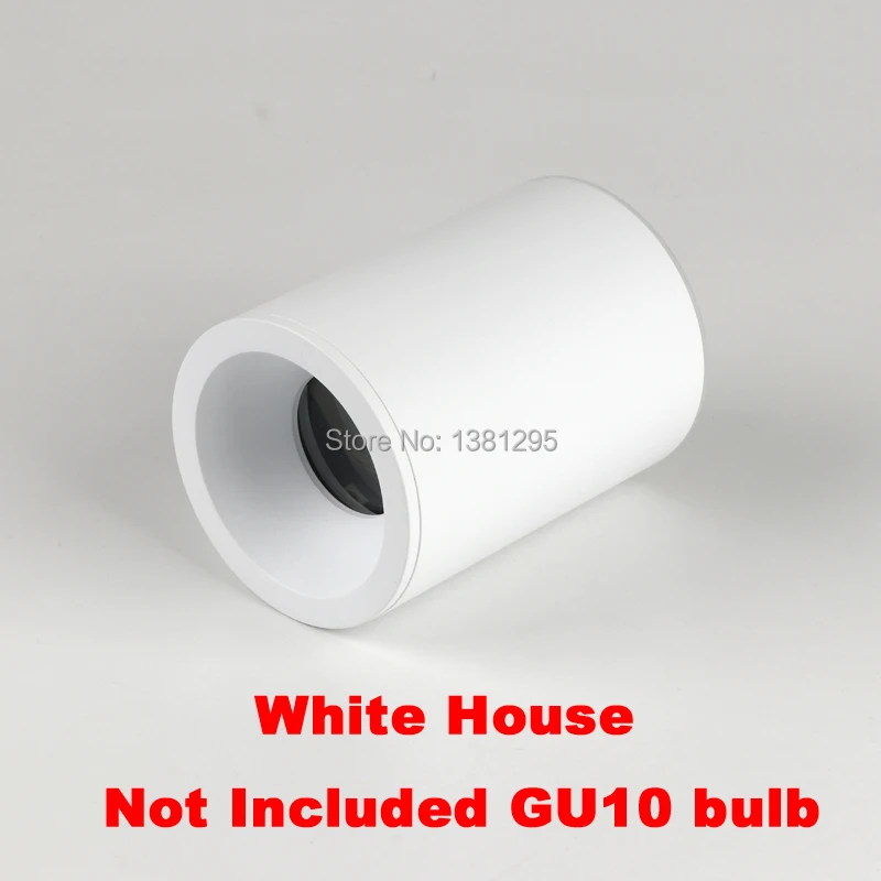 Luz descendente LED montada en superficie para baño y balcón de la cocina, accesorio de foco de techo resistente al agua IP65, GU10, 1 Uds.