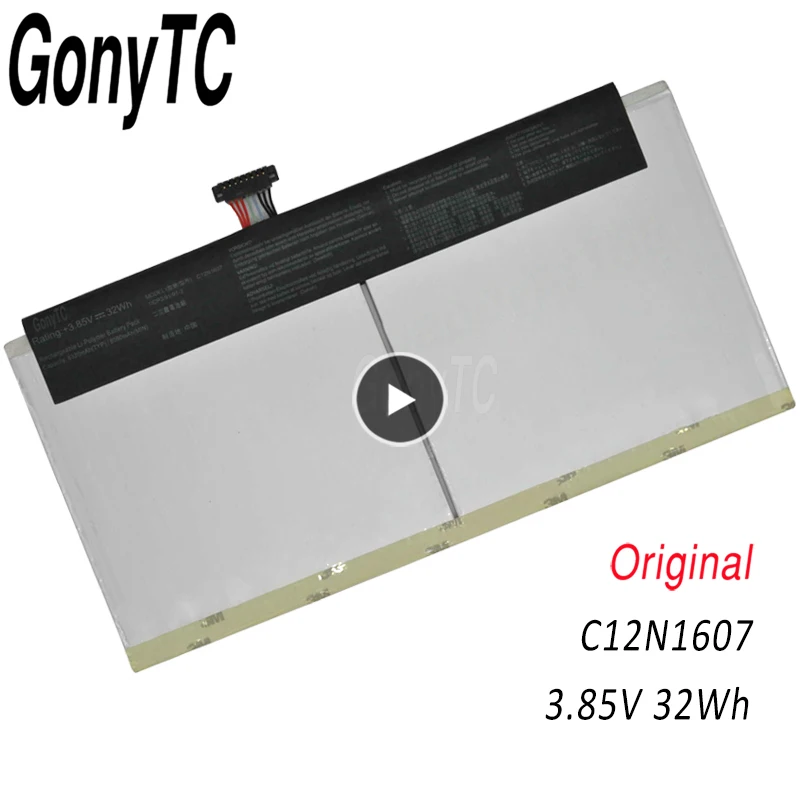 

Оригинальный аккумулятор C12N1607 3,8 в 32 Втч/8320 мАч для планшета Asus Transformer MINI T102H T102HA