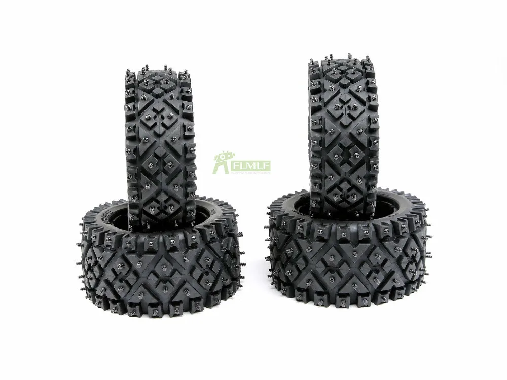 All Terrain Nail Tire Front and Rear Skin Set Fit for 1/5 HPI ROVAN KM BAJA 5B SS | Игрушки и хобби