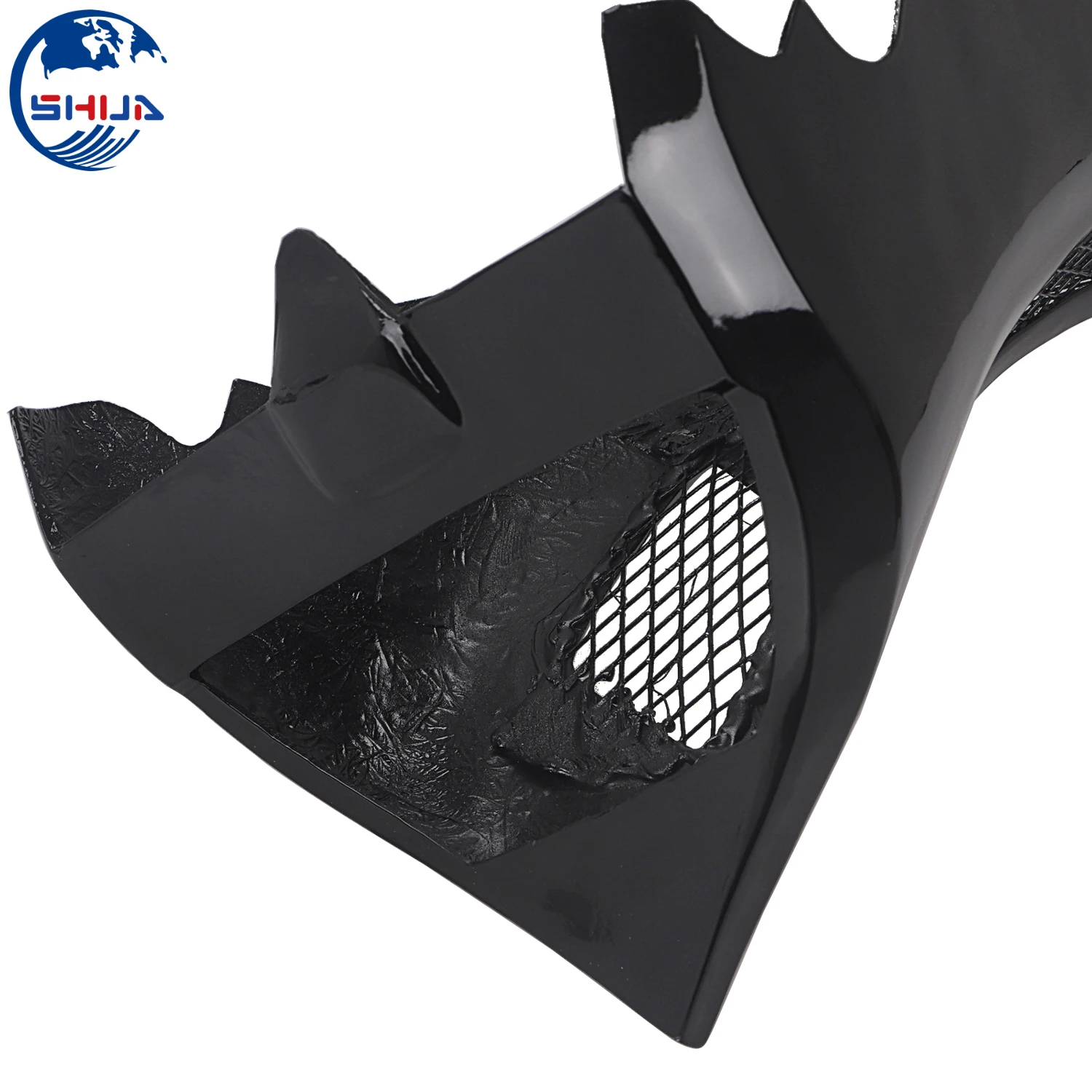 Блестящий черный мотоцикл высокий спойлер для подбородка ковш Harley 2014 2019 модели