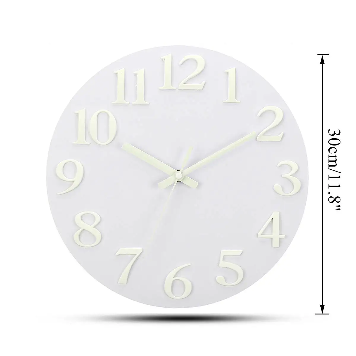 12 &quotнастенные часы светящиеся бесшумные кварцевые украшения для дома гостиная