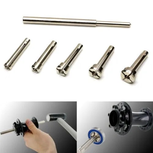 

Portable Bicycle Bike Wheel Hub Bearing Extractor Removal Device Tool Set Kit Bicycle Maintenance Repair Tools 10/12/15/17/20MM