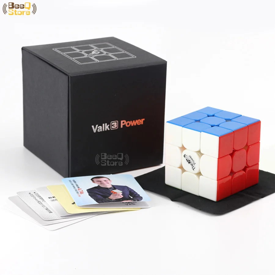 3x3 Mofangge valk3 мощный магический куб 3 слоя головоломка Magico Cubo Black Stickerless WCA конкурсная