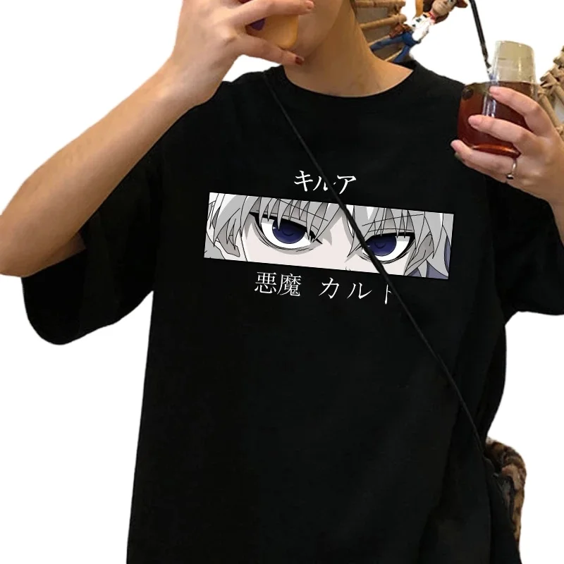 

Women Summer Anime Character T-shirt O-neck 10 Color To Choose Gothic Tops