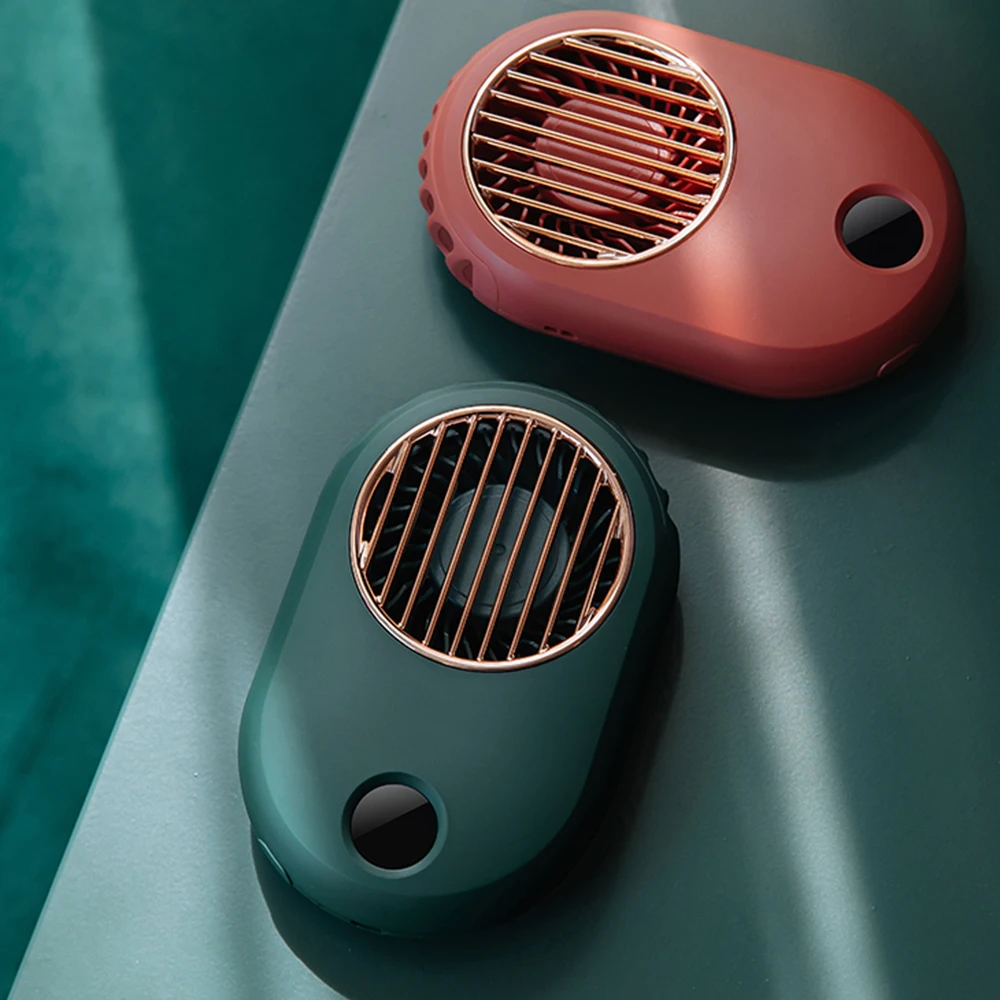 

3 In 1 Retro Hanging Neck Fan Desktop Bracket Fan With Power Digital Display Summer Air Cooler Portable Lazy Sports Radiator