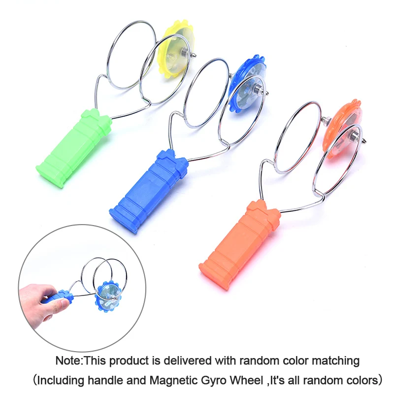 Магнитный гироскоп красочный светящийся Магический кубик прядильный механизм
