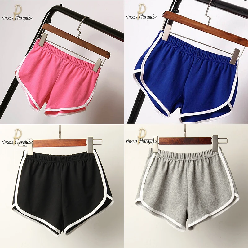 

Шорты женские спортивные с эластичным поясом, карамельных цветов