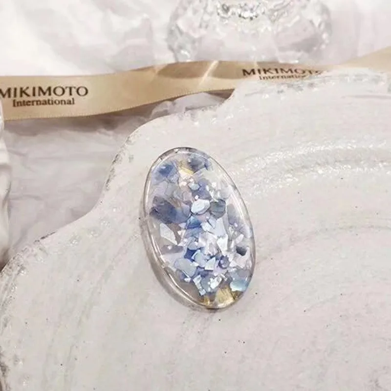 Ацетат Геометрическая Корейская принцесса шпилька ракушка |