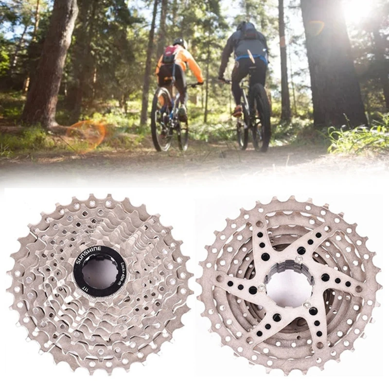 Кассета 11-32T 9 скоростей подходит для горного велосипеда BMX Sram Sunrace Shi-mano дорожного |