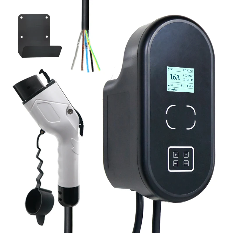 

Type 1/2 Wallbox 7.2kw Sae j1772 EV Car Charger Electric Vehicle Charging Station EVSE Level 2
