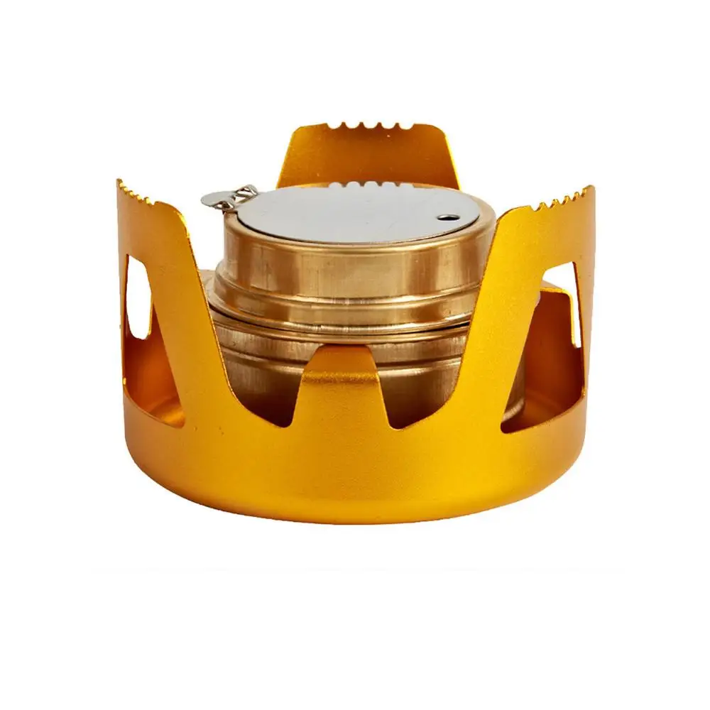 Открытый Кемпинг спиртовая плита медь портативный студенческий горячий горшок