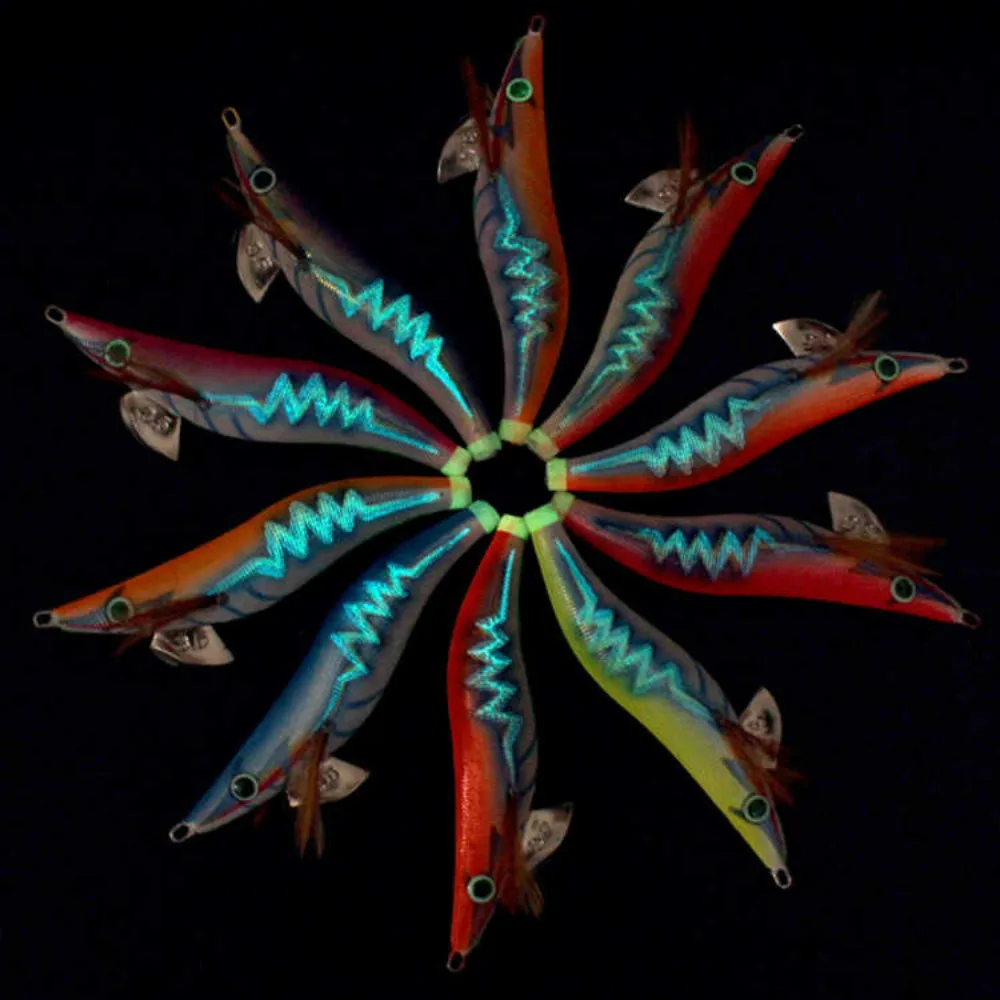 

Приманка с крючком 3,5 #3,0 #2,5 # Luminous приманка осьминога Egi, 1 шт.