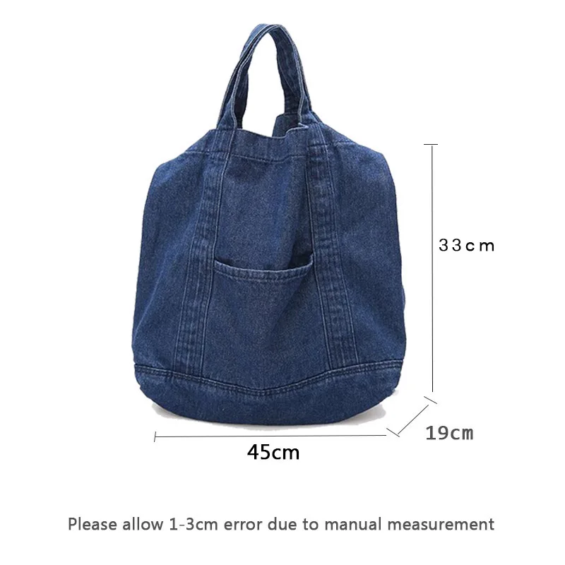 Wahyah джинсовая сумка через плечо для женщин повседневные джинсовые сумки женские