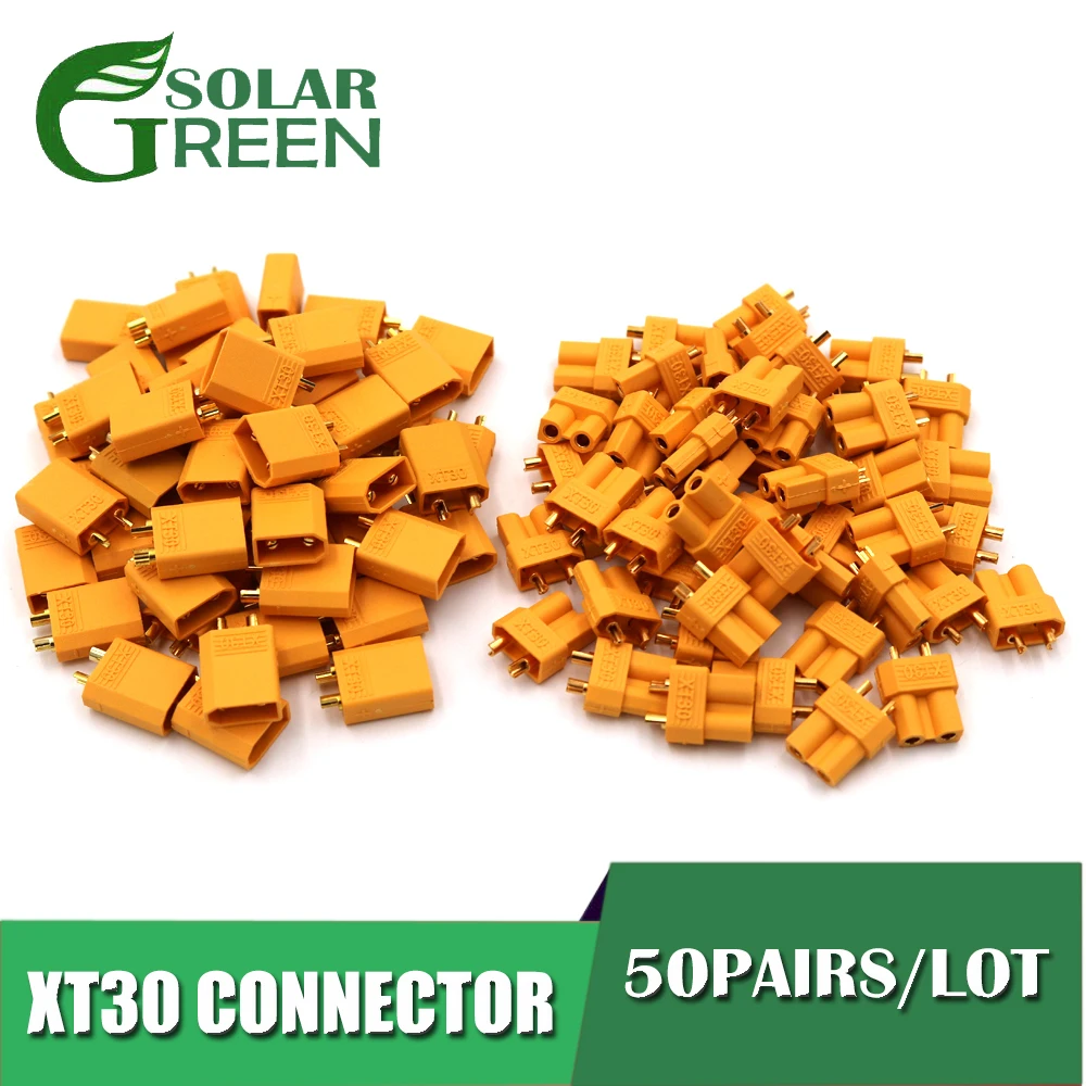 50 парт/лот XT 30 Штекерный гнездовой разъем для радиоуправляемой батареи Lipo xt XT30U