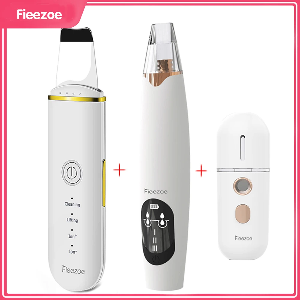 

Ультразвуковой прибор для удаления черных точек Fieezoe, вакуумный нано-распылитель для ухода за кожей лица
