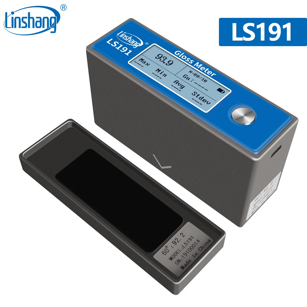 Измеритель блеска краски Linshang LS191 LS192 глянцевый измеритель 60 градусов тестер глянцевого для пластиковых
