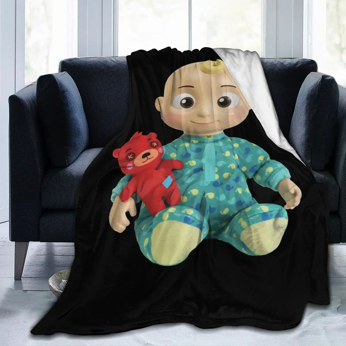 

Ultra Soft Sofa Blanket Cover Blanket Cartoon Cartoon Bedding Flannel plied Sofa Bedroom Decor for Children and Adults 51
